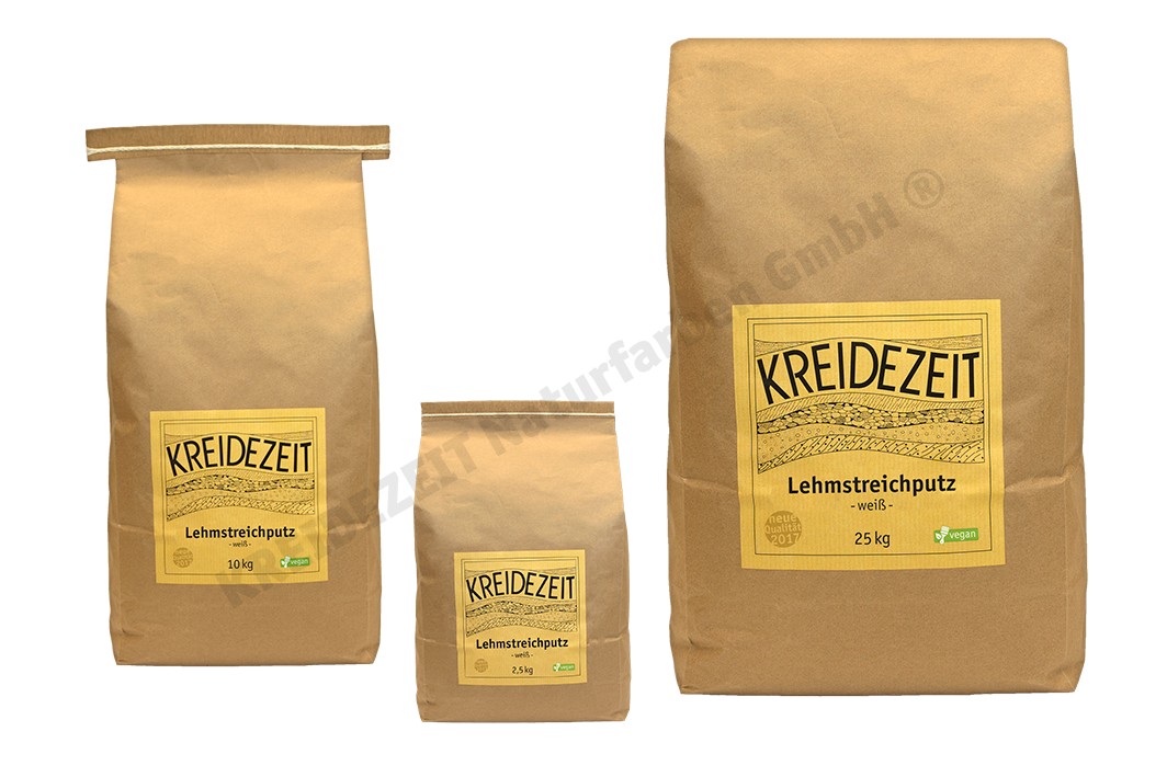Kreidezeit-Lehmstreichputz