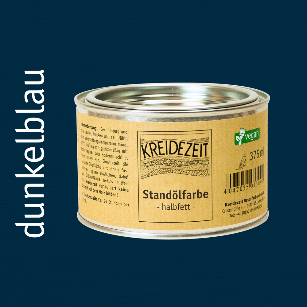 Peinture à l'huile de standolie, couche intermédiaire colorée