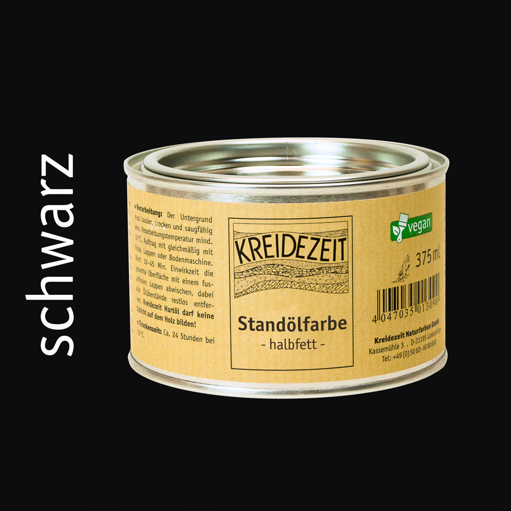 Peinture à l'huile de standolie, couche intermédiaire colorée