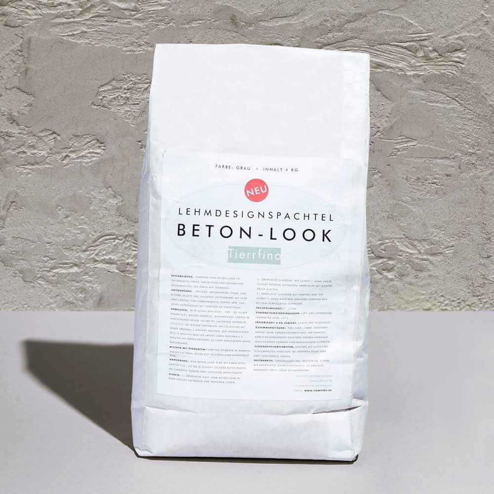 Lehmdesignspachtel Betonoptik
