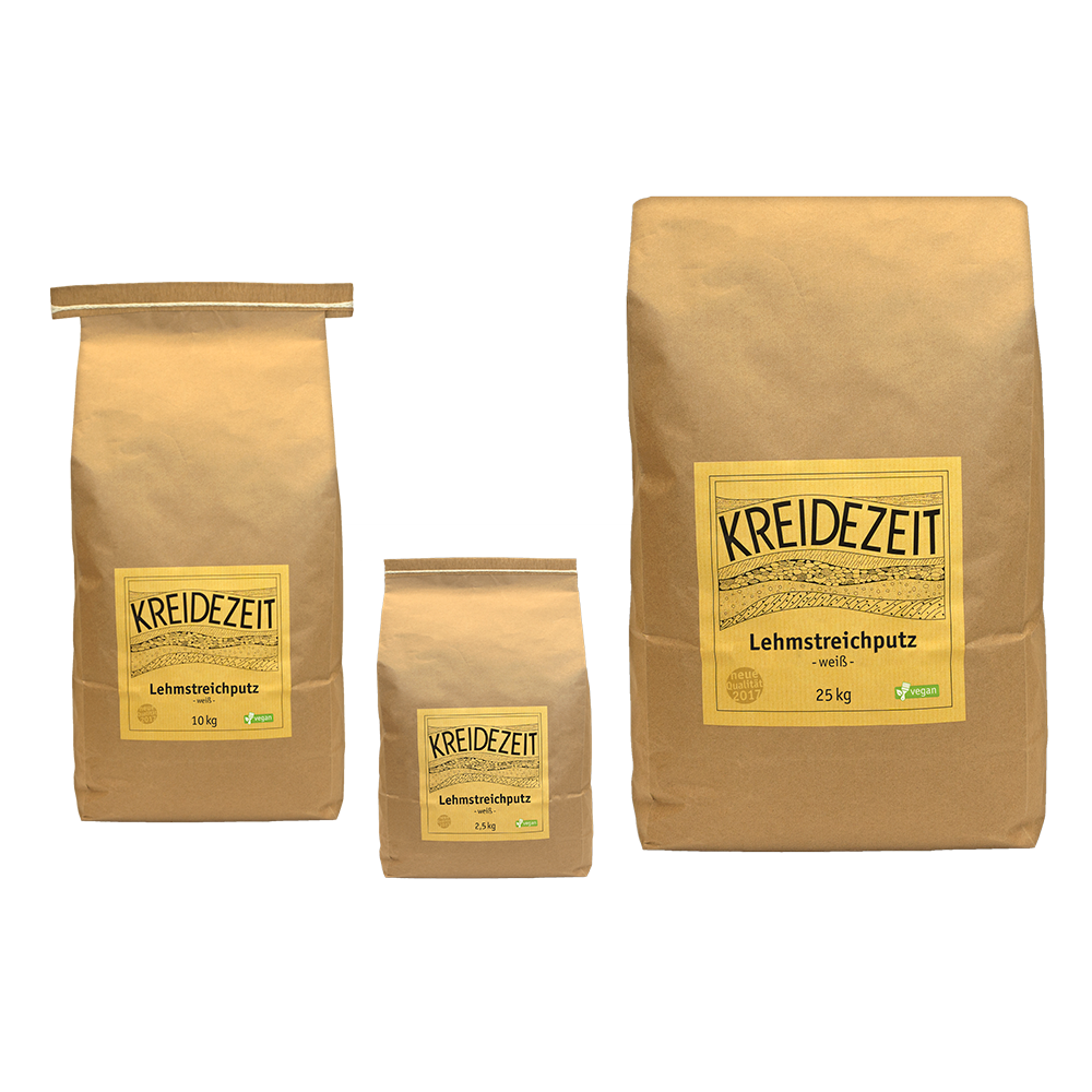 KREIDEZEIT Lehmstreichputz  weiss
