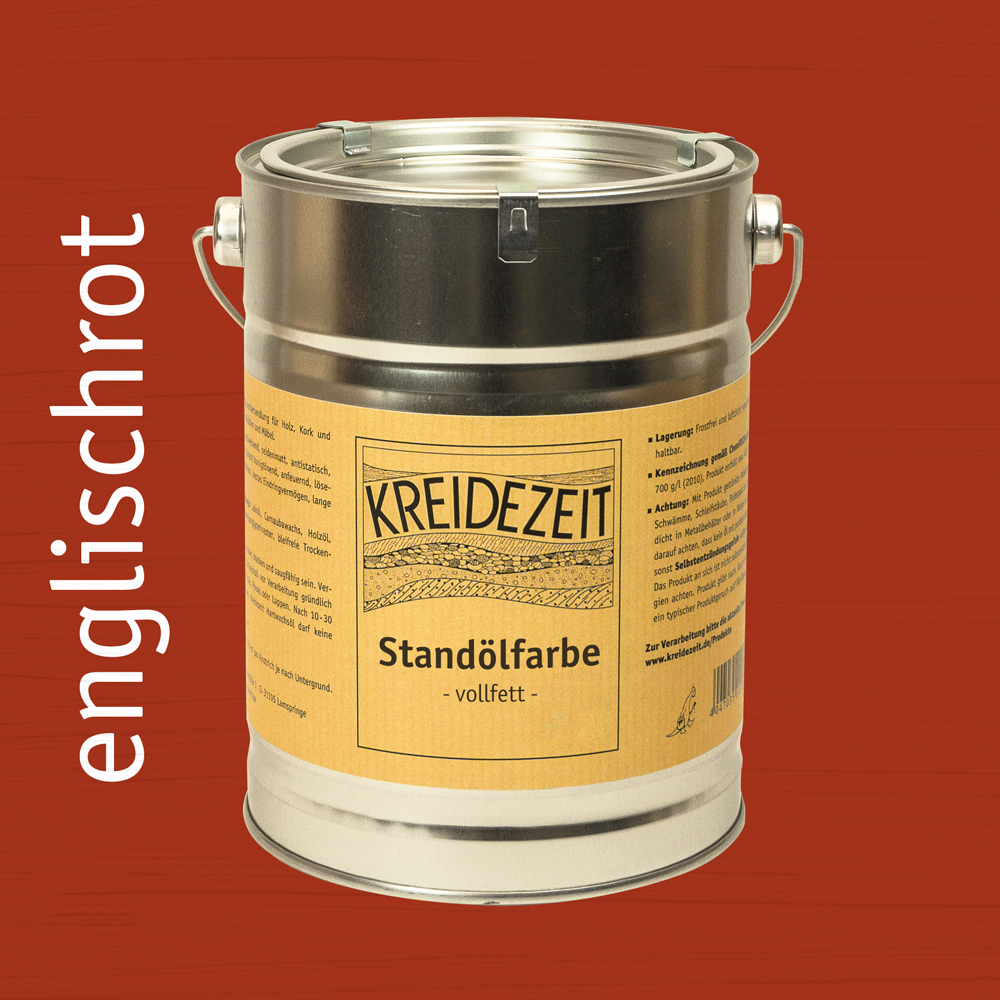 Standölfarbe, Schlussanstrich farbig