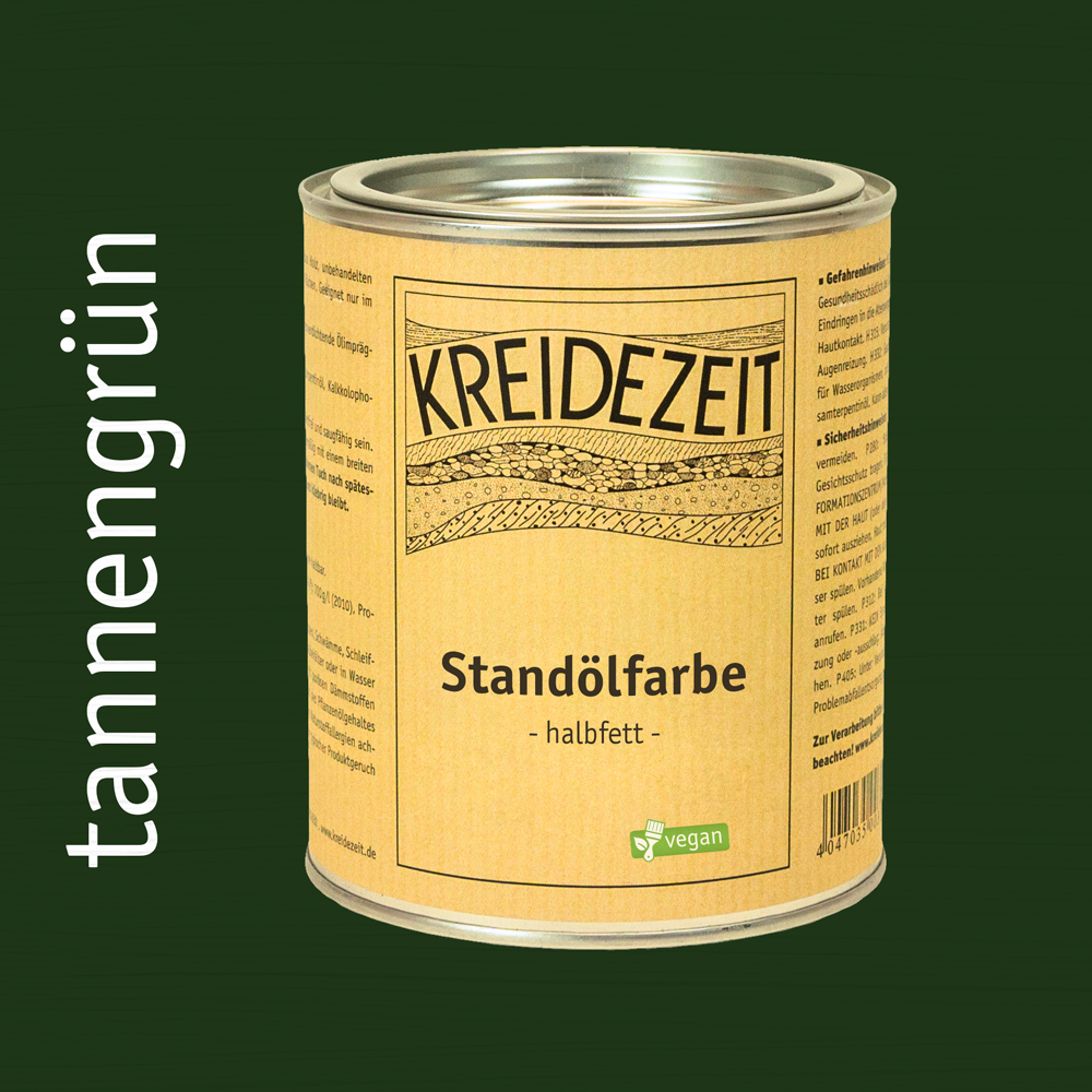 Peinture à l'huile de standolie, couche intermédiaire colorée