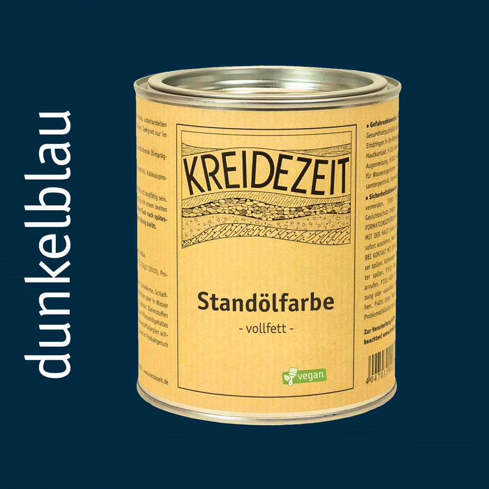 Standölfarbe, Schlussanstrich farbig